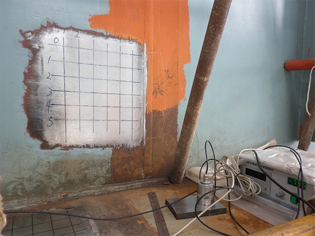 無(wú)損檢測(cè)200噸鋼水梁殘余應(yīng)力