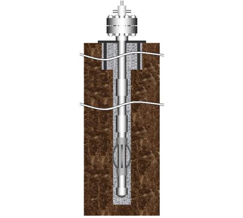 靜態應變儀在地下儲氣井疲勞試驗中的應用