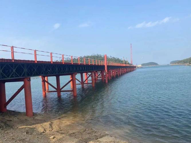 鋼棧橋動、靜態應變測試分析