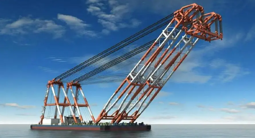 浮式起重機靜載、動載應力測試